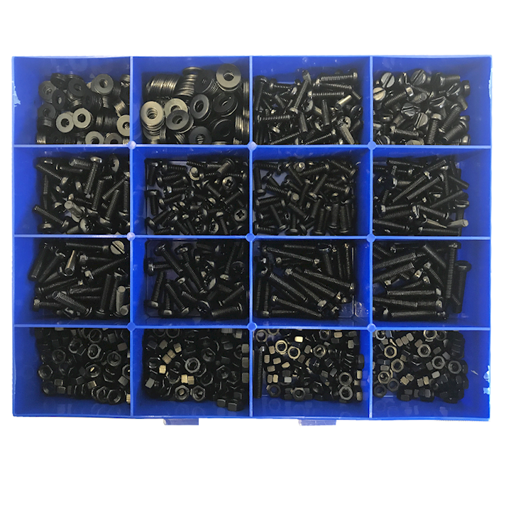 Assorted Box of Machine Screws, Nuts and Washers (AB.41)